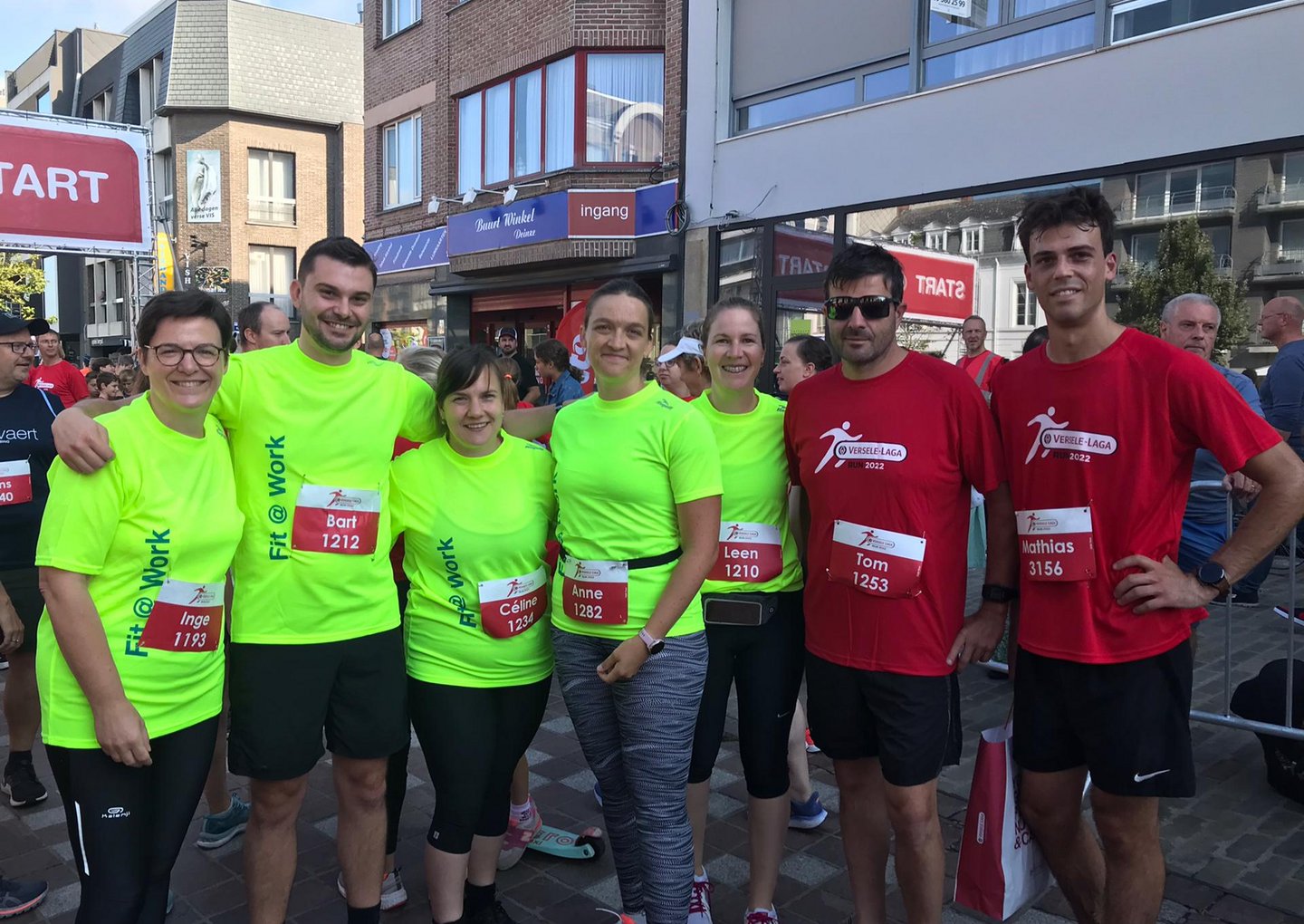 Deelname aan de Versele Laga Run 2022 in Deinze