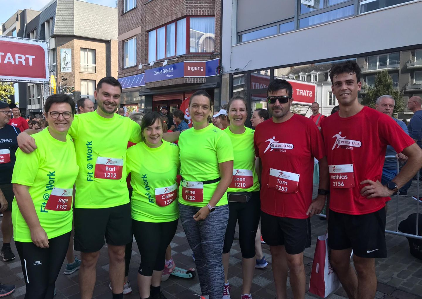 Deelname aan de Versele Laga Run 2022 in Deinze
