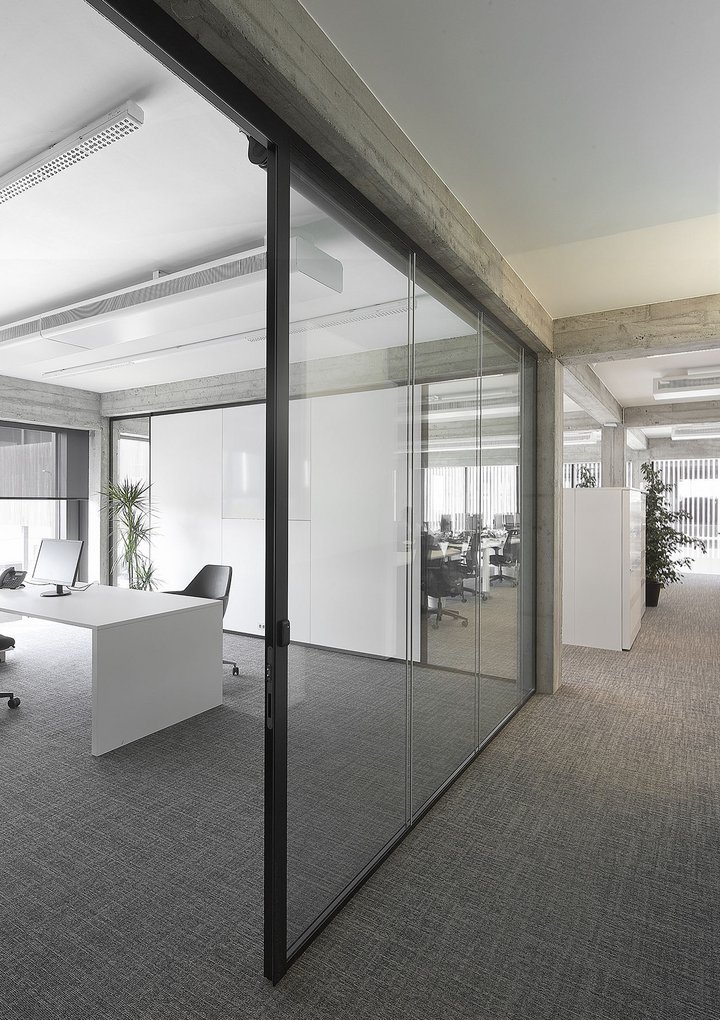Beton en glas, een ideale combinatie