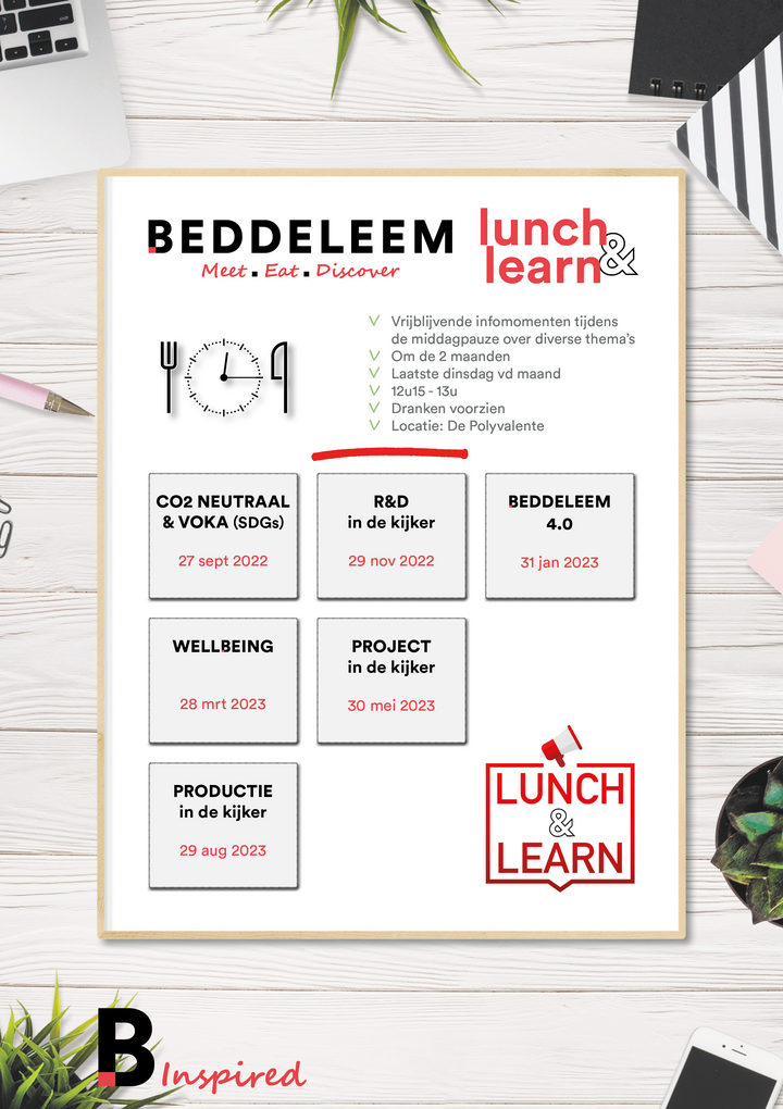 Infosessies rond diverse thema’s die ons als bedrijf en mens bezig houden !