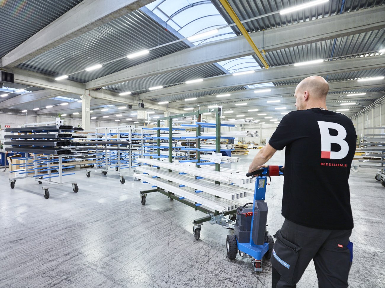 Gemakkelijk verplaatsen van producten tussen productie en transitzones