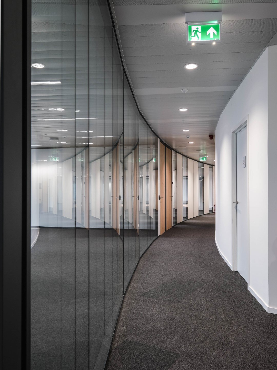 JB PURE 100 double glazed partition