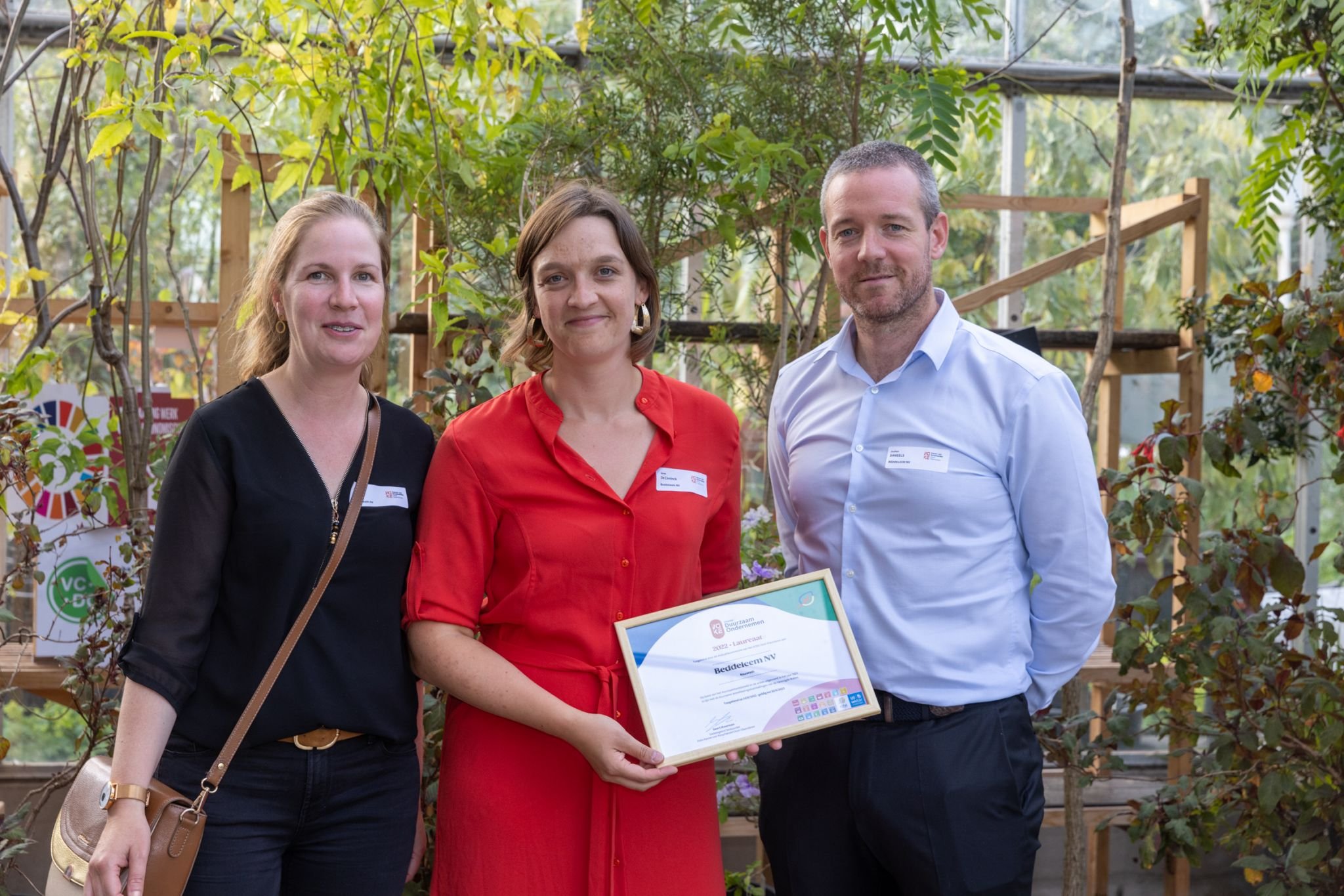 Voka récompense Beddeleem pour son esprit d'entreprise durable